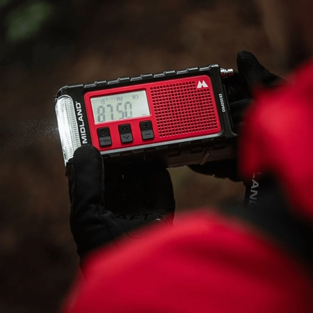 Radio alarmowe Midland ER300 PRO z akumulatorem 10000 mAh