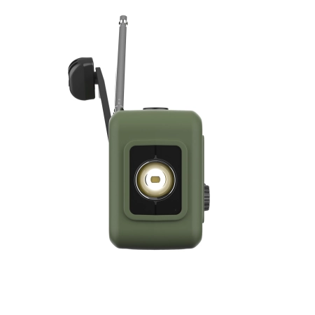 Radio solarne, przenośne radio awaryjne SOS, powerbank 2000mAh, latarka, dynamo, Kruger&Matz
