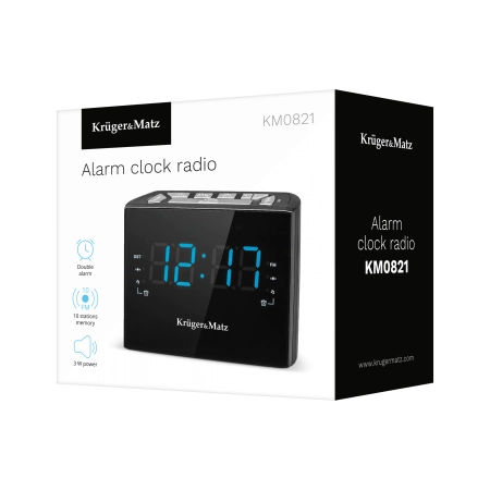 Radiobudzik Kruger&Matz model KM0821
