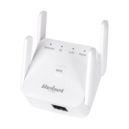 Repeater - wzmacniacz sieci bezprzewodowej 2.4+5 GHz Rebel
