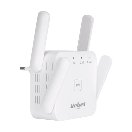 Repeater - wzmacniacz sieci bezprzewodowej 2.4+5 GHz Rebel