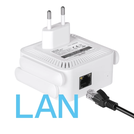 Repeater - wzmacniacz sieci bezprzewodowej 2.4+5 GHz Rebel