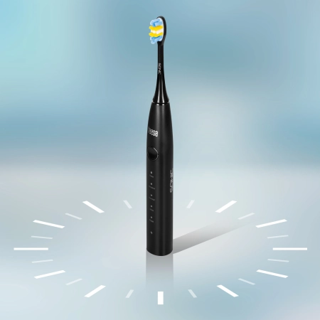 Soniczna szczoteczka do zębów TEESA SONIC 2 czarna , 5 trybów pracy, etui podróżne , USB typ C