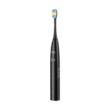 Soniczna szczoteczka do zębów TEESA SONIC 2 czarna , 5 trybów pracy, etui podróżne , USB typ C