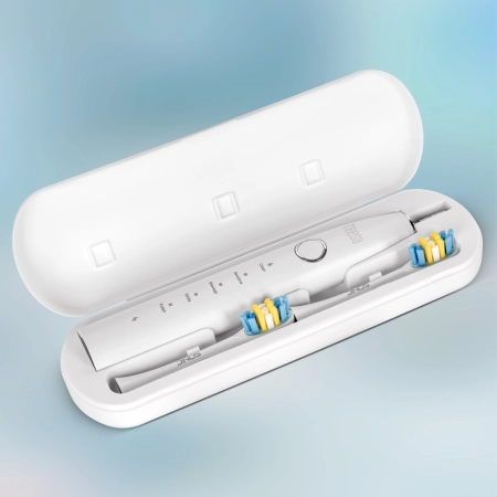 Soniczna szczoteczka do zębów TEESA SONIC 2 czarna , 5 trybów pracy, etui podróżne , USB typ C