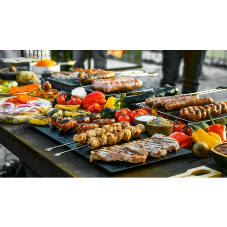 Teesa BBQ 5006 MASTER grill gazowy - 5 palników- miejsce na butlę