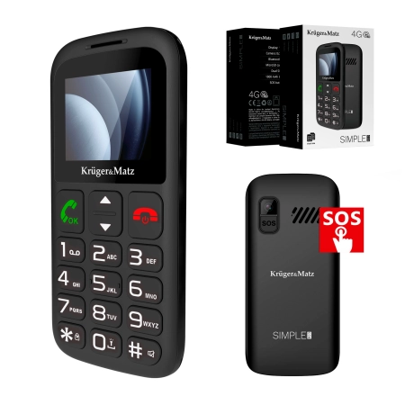 Telefon GSM dla seniora Kruger&Matz Simple 923 4G
