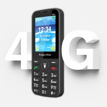 Telefon GSM dla seniora Kruger&Matz Simple 924 4G