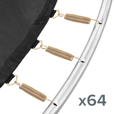 Trampolina Rebel Active PRO 10ft/305 cm, siatka, drabinka