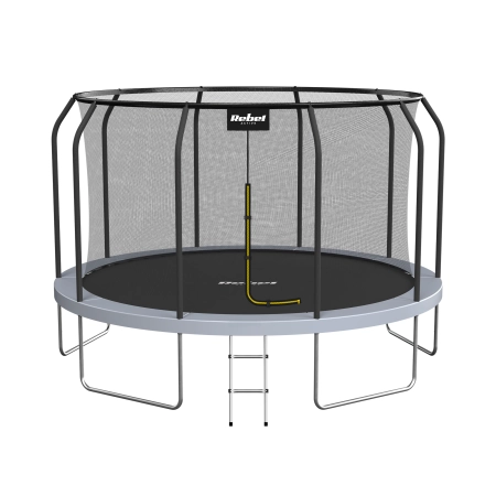 Trampolina Rebel Active PRO 12ft/366 cm, siatka, drabinka