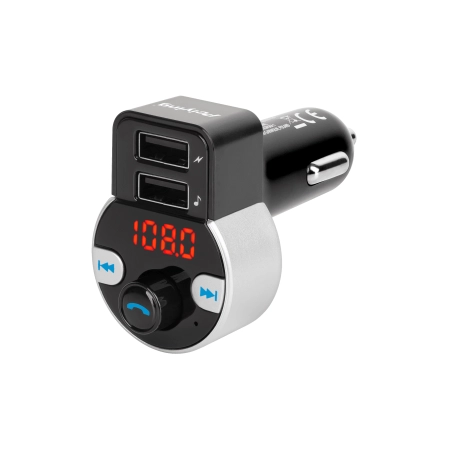 Transmiter samochodowy z funkcją  bluetooth (2 gniazda USB)
