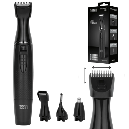 Trymer 3w1 do pielęgnacji osobistej HYPER CARE T100