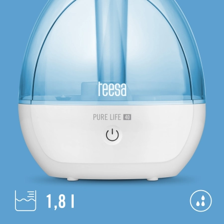 Ultradźwiękowy nawilżacz powietrza TEESA PURE LIFE 40