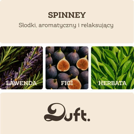 Zapach do samochodu DUFT Spinney – drewniany dyfuzor na kratkę +2 wkłady