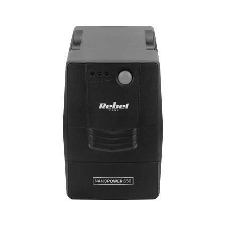 Zasilacz awaryjny komputerowy UPS REBEL model Nanopower 650 ( offline, 650VA / 360W , 230 V , 50Hz )