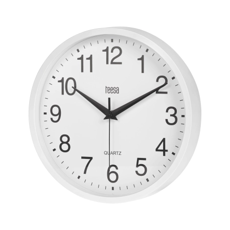 Zegar ścienny 25 cm biały