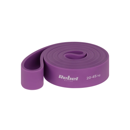 Zestaw gum do ćwiczeń lateksowy - Power Band PLs-2, 4-45 kg, 4 gumy,  REBEL ACTIVE
