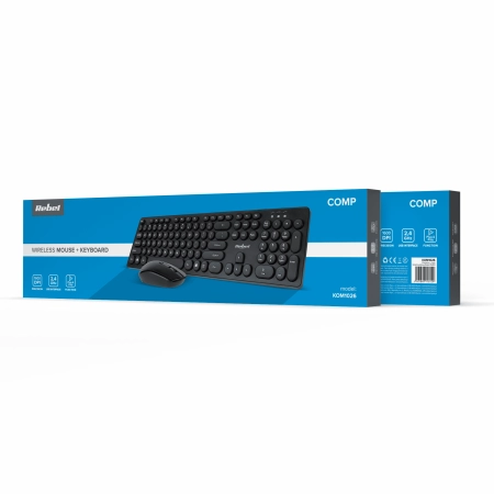 Zestaw klawiatura i mysz bezprzewodowa Rebel WS400
