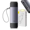 Czytnik kart pamięci BASEUS Lite Series SD/TF USB-A+USB-C (szary)