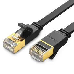 Kabel RJ45 UGREEN NW106 Cat.7 10m płaski (czarny)