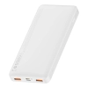 Powerbank BASEUS Bipow 10000mAh 20W 2xUSB USB-C (biały)