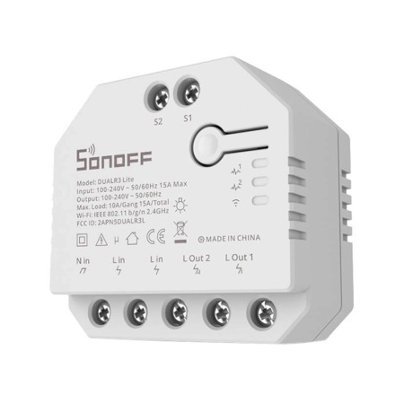 Przełącznik SONOFF Dual R3 Lite Wi-Fi 2-kanałowy