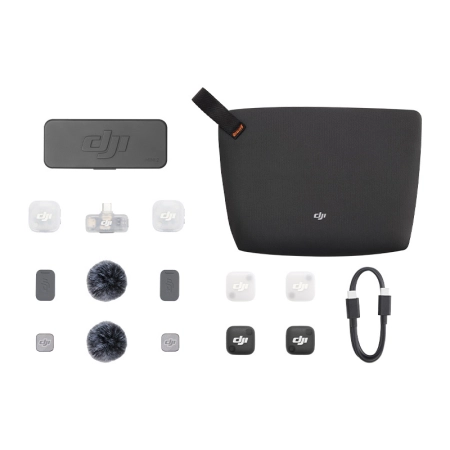 System mikrofonów bezprzewodowych DJI Mic Mini 2 (2 TX + 1 Mobile RX + Etui ładujące)