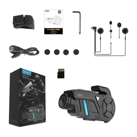Interkom motocyklowy z rejestratorem EJEAS K1Pro+