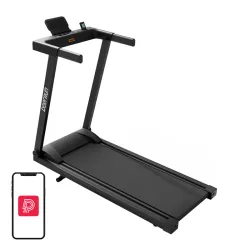 Składana bieżnia elektryczna DeerRun A1 Pro Move + (czarna)