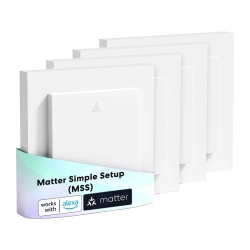 Inteligentny przełącznik rolet MEROSS MRS105MA-EU Wi-Fi (Matter) (Zestaw 4 szt.) Inteligentny przełącznik rolet MEROSS MRS105MA-EU Wi-Fi (Matter) (Zestaw 4 szt.)
