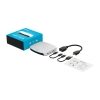 Bezprzewodowy adapter Carlinkit CPC200-Tbox UHD Carplay/Android (biały)