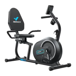Rower treningowy poziomy MERACH MR-S08B1-EU (czarny) Rower treningowy poziomy MERACH MR-S08B1-EU (czarny)