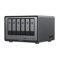 Serwer plików NAS Ugreen DXP6800 Pro, 6-dyskowy, Intel i5-1235U, 8GB DDR5, 2x 10GbE, 8K HDMI, SD 4.0 Serwer plików NAS Ugreen DXP6800 Pro, 6-dyskowy, Intel i5-1235U, 8GB DDR5, 2x 10GbE, 8K HDMI, SD 4.0