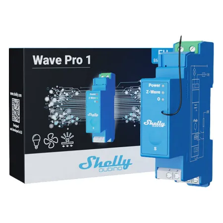Przekaźnik SHELLY Qubino Pro 1 Z-Wave DIN 1-kanał