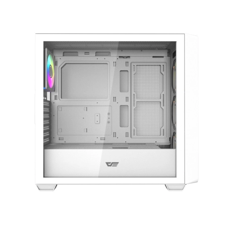 Obudowa komputerowa DARKFLASH DS900WD + 4 wentylatory (biała)