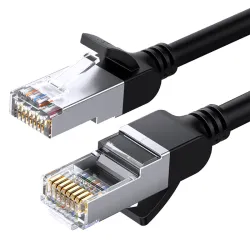 Kabel RJ45 UGREEN NW101 Cat.6 2m płaski (czarny) Kabel RJ45 UGREEN NW101 Cat.6 2m płaski (czarny)