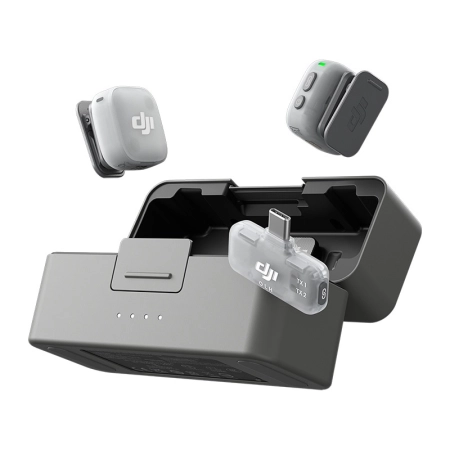 System mikrofonów bezprzewodowych DJI Mic Mini 2 (2 TX + 1 Mobile RX + Etui ładujące)