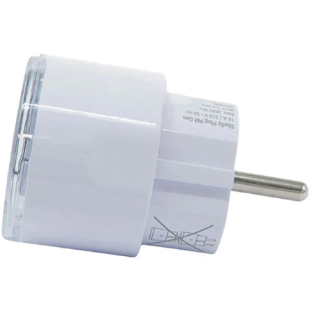 Inteligentne gniazdko 13A Shelly Plug PM Gen3 Matter biały
