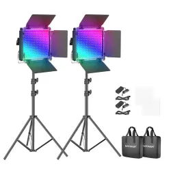 NEEWER 660 PRO II RGB – lampa LED do wideo z wrotami