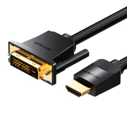 Kabel VENTION ABFBI HDMI-DVI 3m (czarny) Kabel VENTION ABFBI HDMI-DVI 3m (czarny)