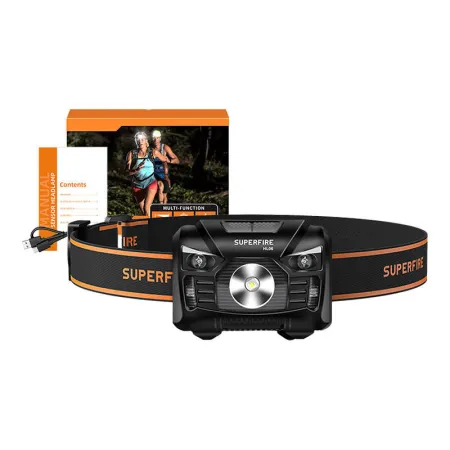 Latarka czołowa SUPERFIRE HL06 500lm USB
