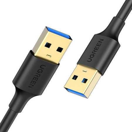Kabel UGREEN US128 USB-A-USB-A 1m (czarny)