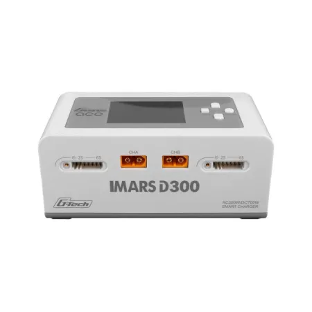 Ładowarka GENS ACE IMARS D300 AC/DC 2-kanałowa (biała)