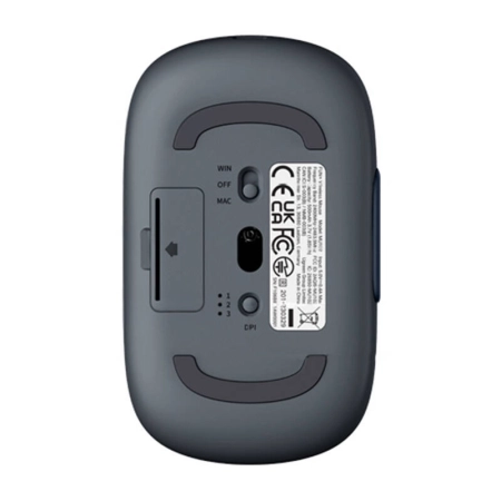 Mysz bezprzewodowa UGREEN FUN+ MU102 2.4G+BT (niebieska)