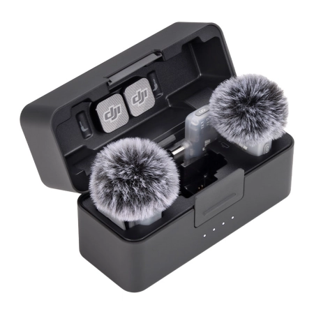 System mikrofonów bezprzewodowych DJI Mic Mini 2 (2 TX + 1 Mobile RX + Etui ładujące)
