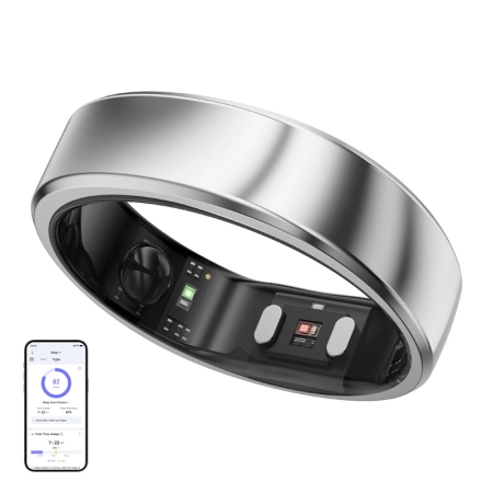 Smartring RINGCONN Air Gen 2 RCA-02 rozmiar 7 (srebrny)