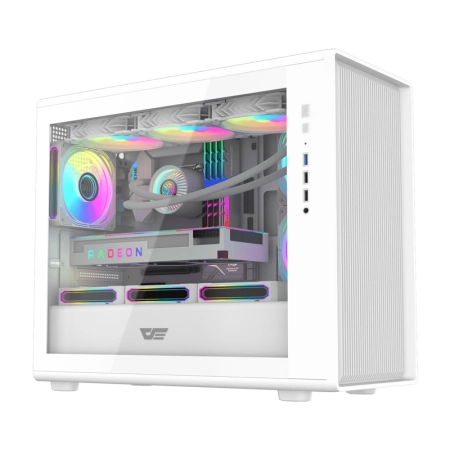 Obudowa komputerowa DARKFLASH DB460M (biała)