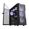 Obudowa komputerowa DARKFLASH DK431 Mesh + 4 wentylatory ARGB (czarna)