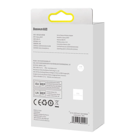 Adapter Bluetooth BASEUS BA07 USB-A BT 5.3 (czarny)