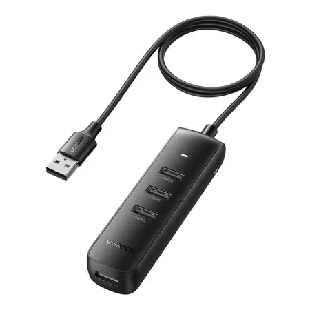 Hub UGREEN CM416 4-portowy 1m (czarny)